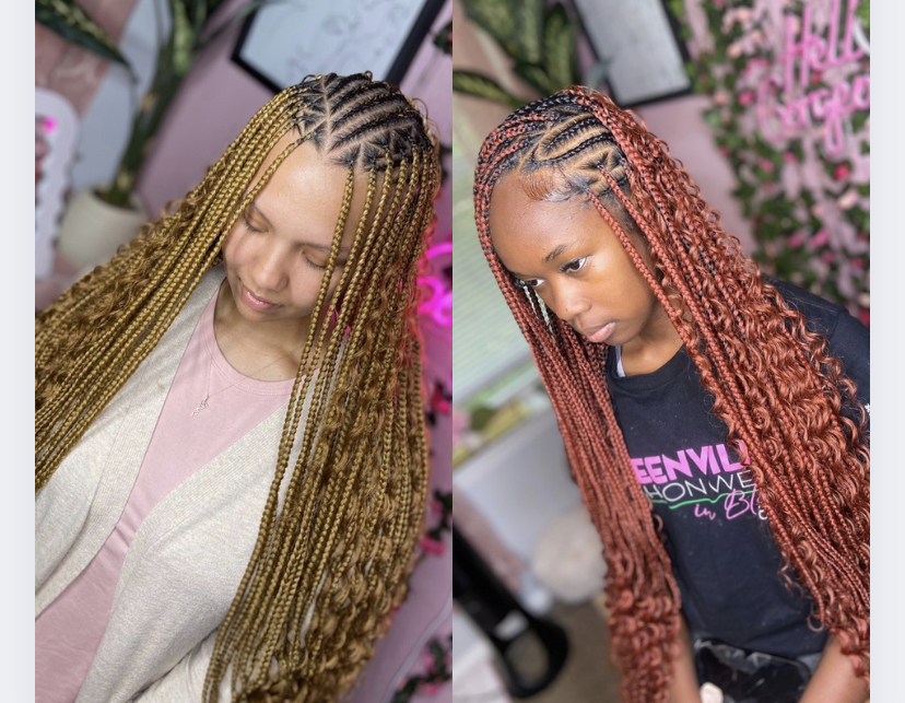 Flip Over Fulani Braids