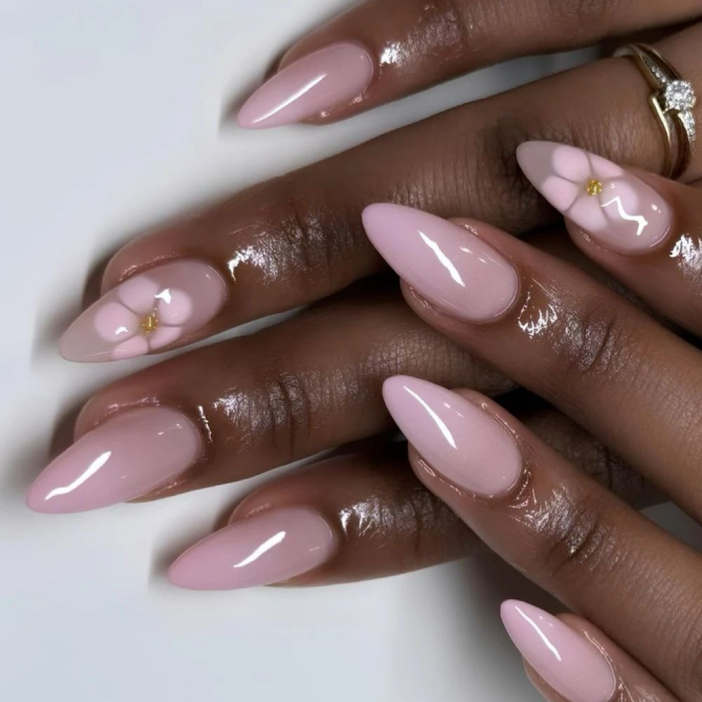 Hard gel at Gloss Haus Nails in Solana Beach, CA