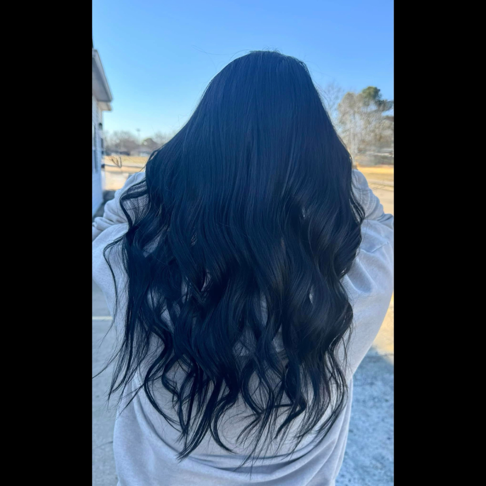 Hair extension consultation