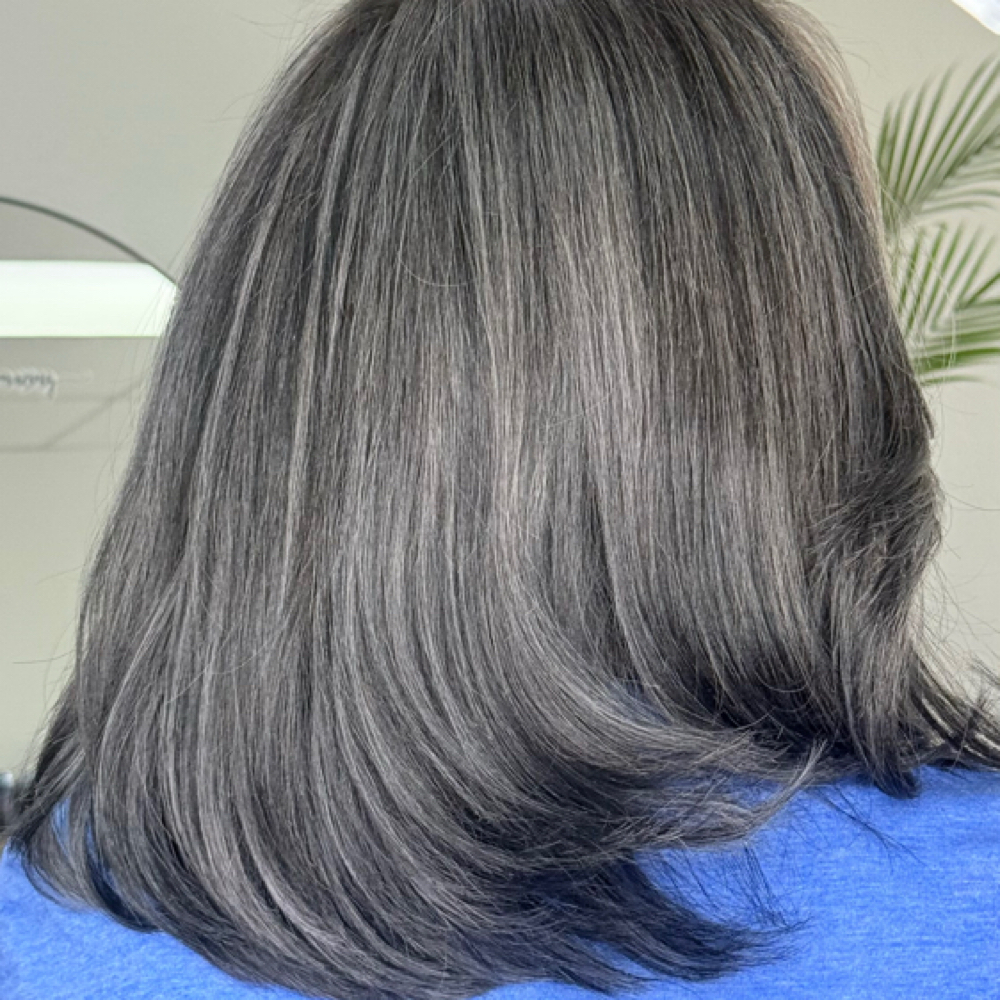 Gray Blending Consultation at Glori Salon in Florida, FL