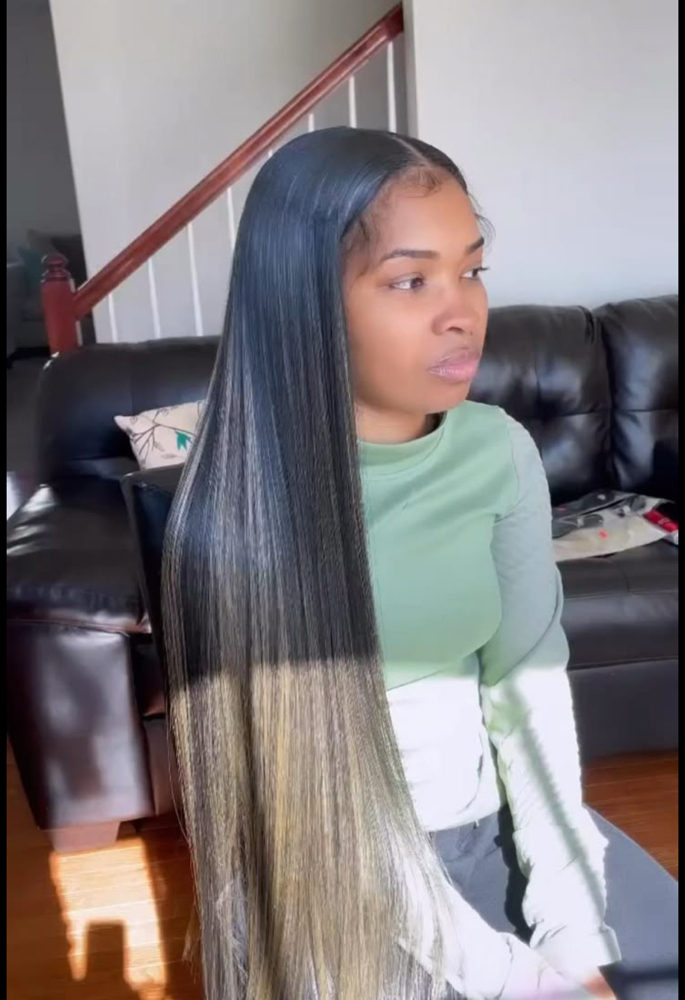 Natural Quick Weave at Jasmine Marie in Flint, MI