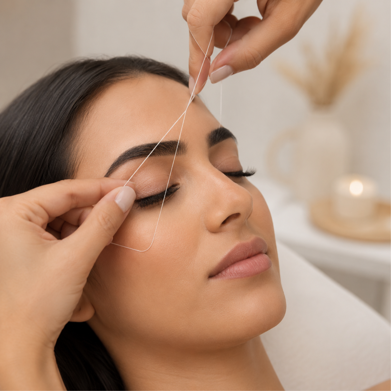 Eyebrow Threading at Natural Hair Center in Aventura, FL