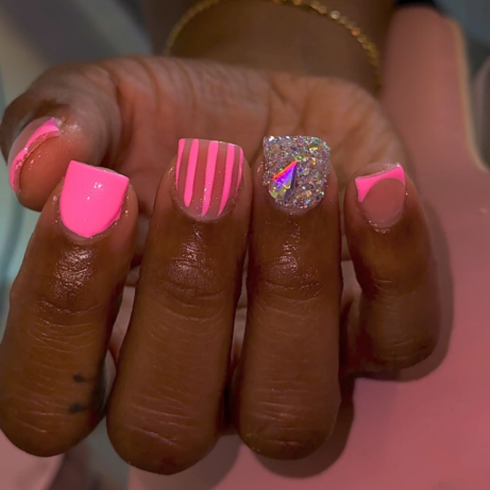 Acrylic Fill at Opulence Beauty Bar in Aliquippa, PA