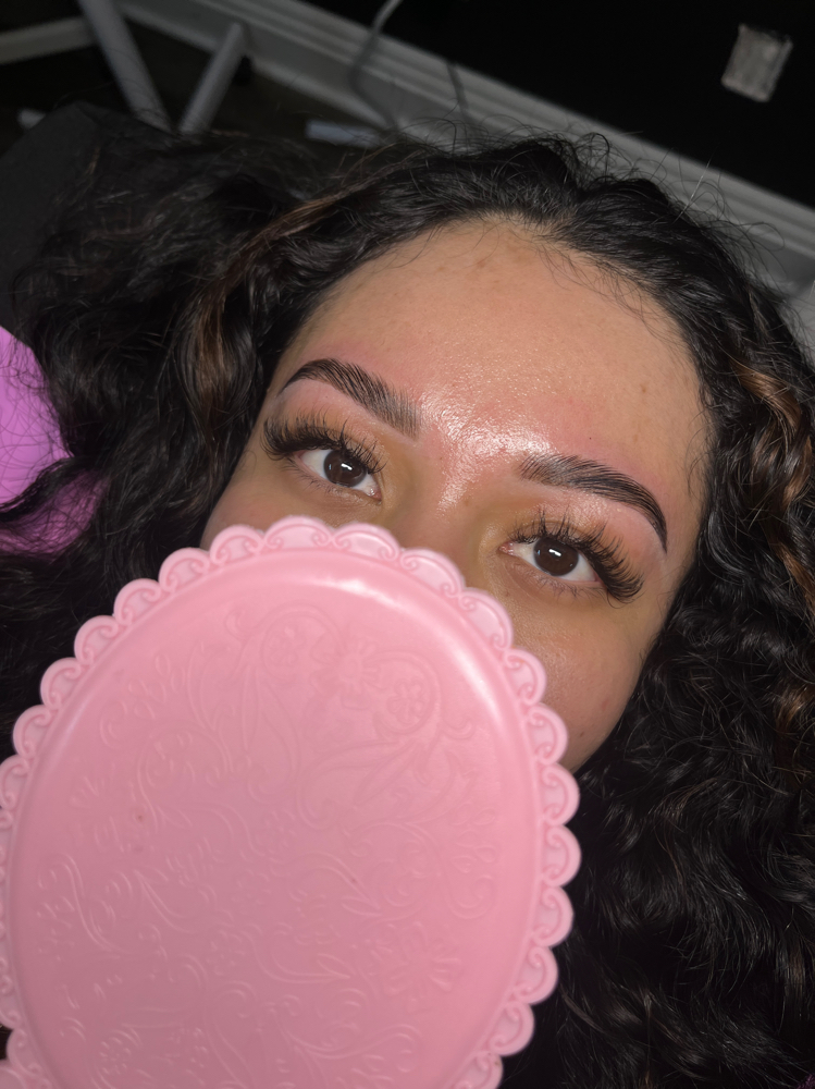 Brow Lamination and Tint