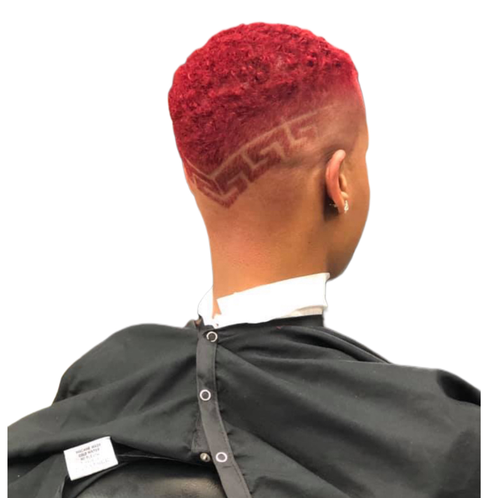 Haircut With A Design