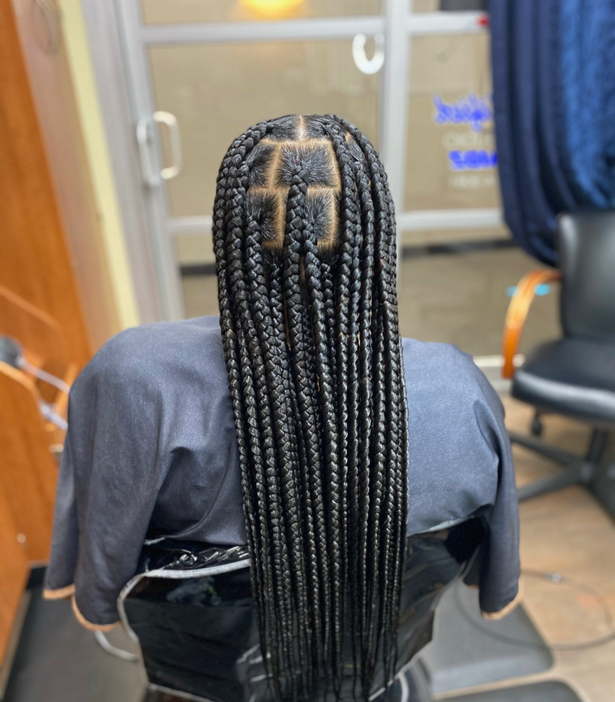 Knotless Box Braids  (Large)