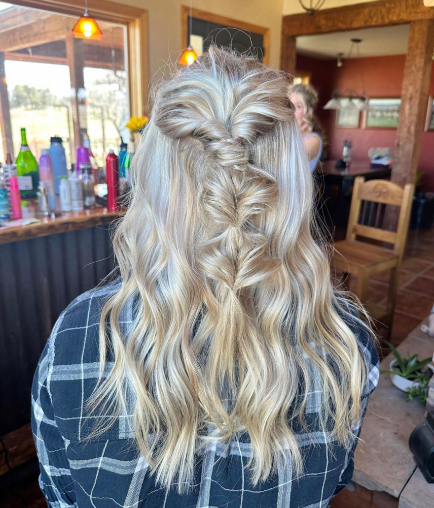 updo styling