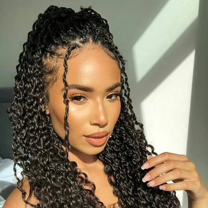 PASSION TWIST SMALL (mid Back lengt