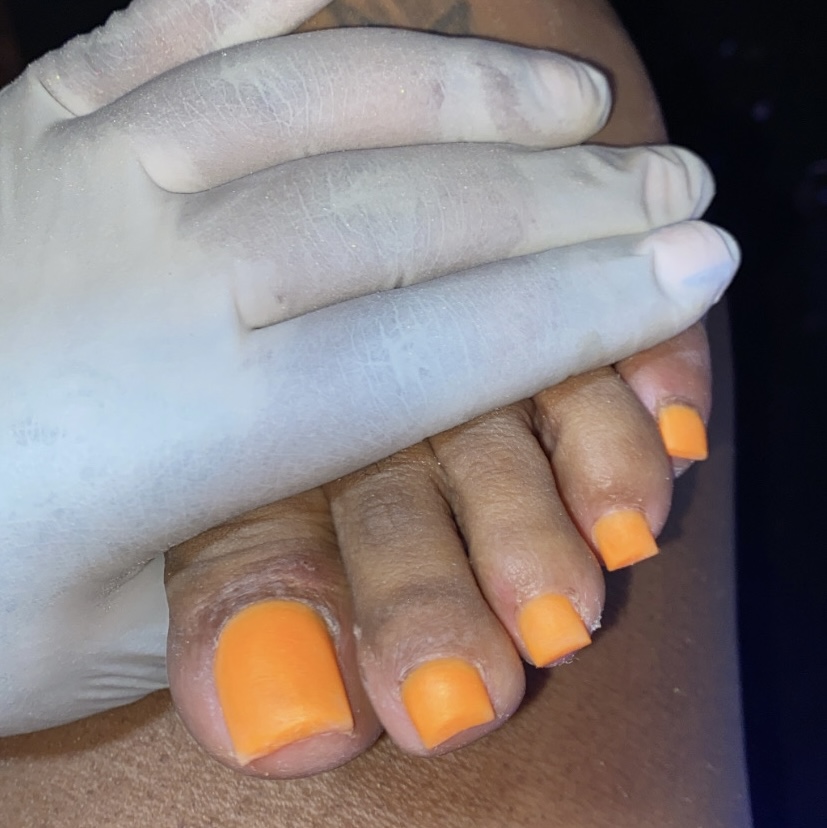 Acrylic Toe Full Set 💗
