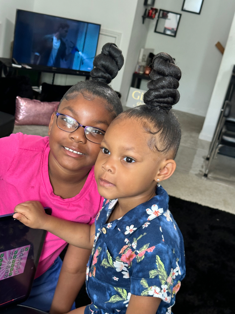 Kids Shampoo and UPDO Style 9&under