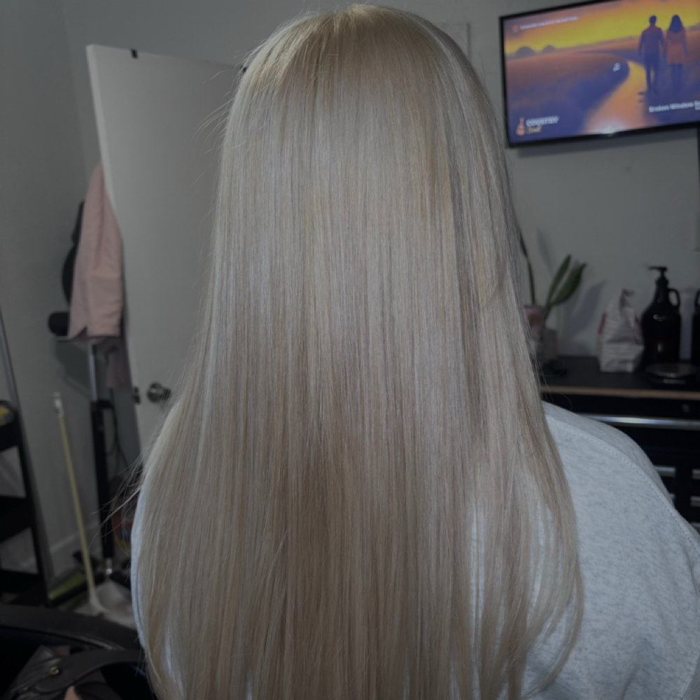 High Impact Blonde at Gina's Hair Studio in Eagle pass, TX