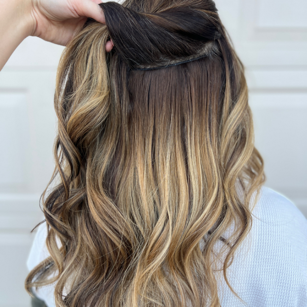 No Sew Weft Move Up at Amanda B Hair Artistry in Burleson, TX