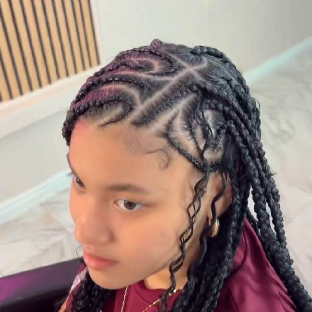 Fulanis Braids Medium at Yanelis Braids in Port Richey, FL