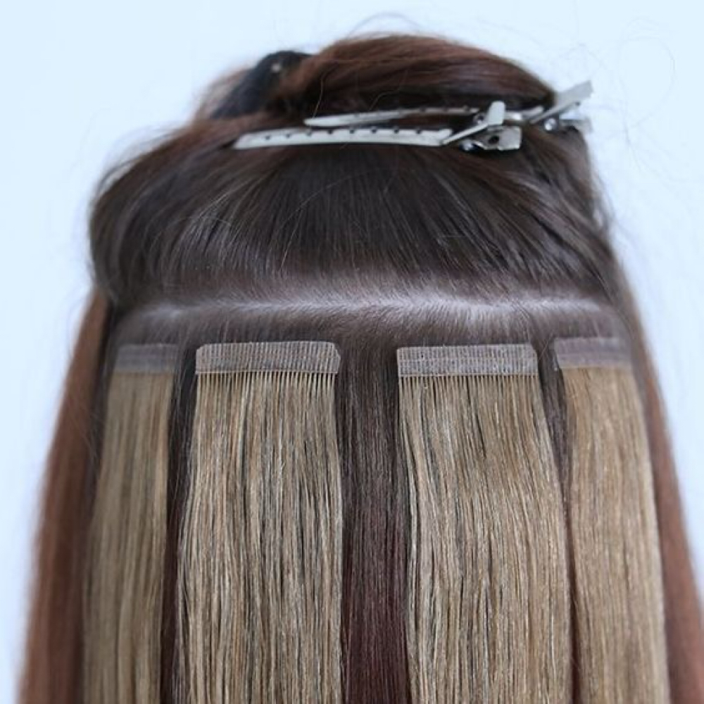 Tape In Extension Removal at The Blonde Society in Hazel Green, AL