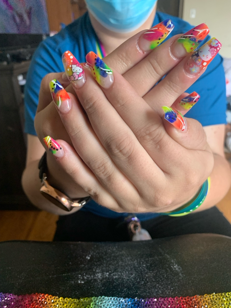 Abstract Nail Art