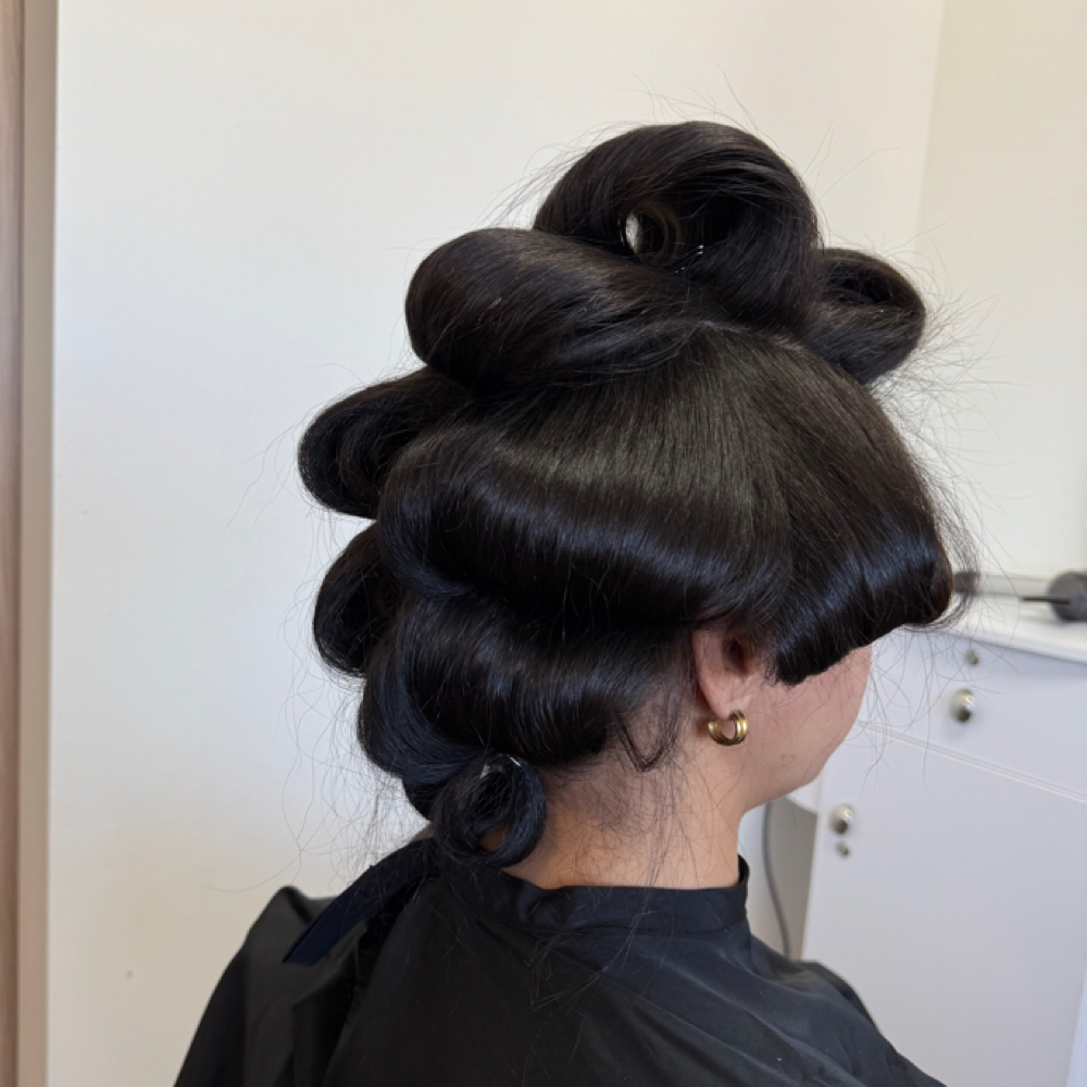 Pin Curls Add-On at madblends in Cranston, RI