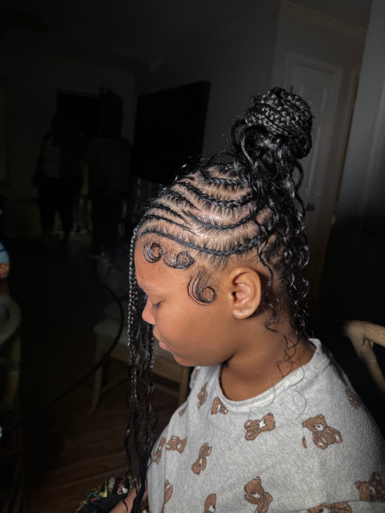 Braided Pony Tail Boho