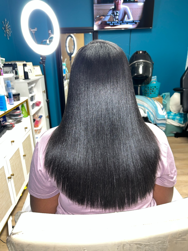 Not So Basic Silk Press at Pressed By Lori Kim Llc in Houston, TX