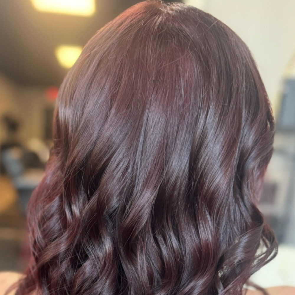 Root Re-touch at Tia Bella Hair Studio in Natick, MA