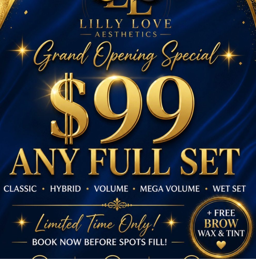 $99 Any Full-Set at Lilly Love Aesthetics LLC in Smyrna, GA