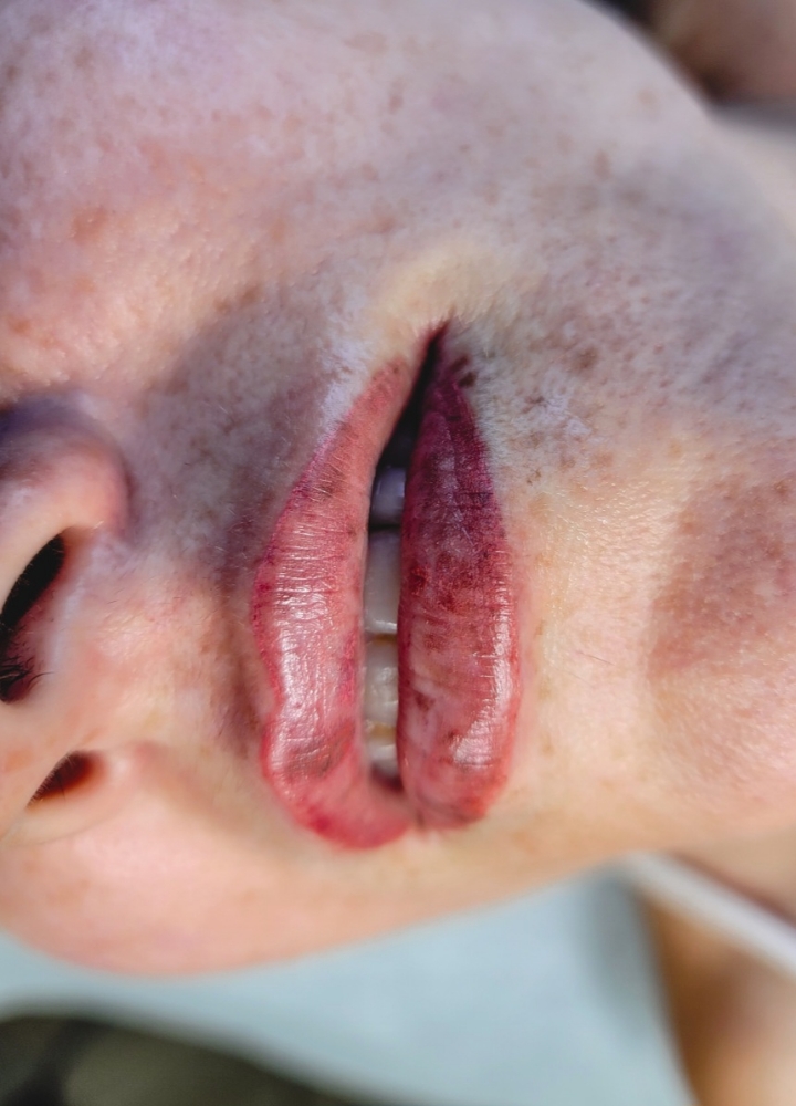 Full Blushing Lips