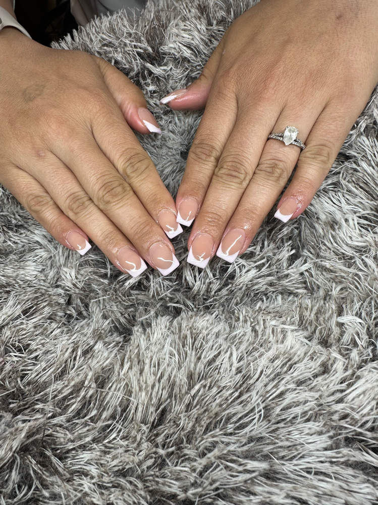 French Tip W/ Gel Polish