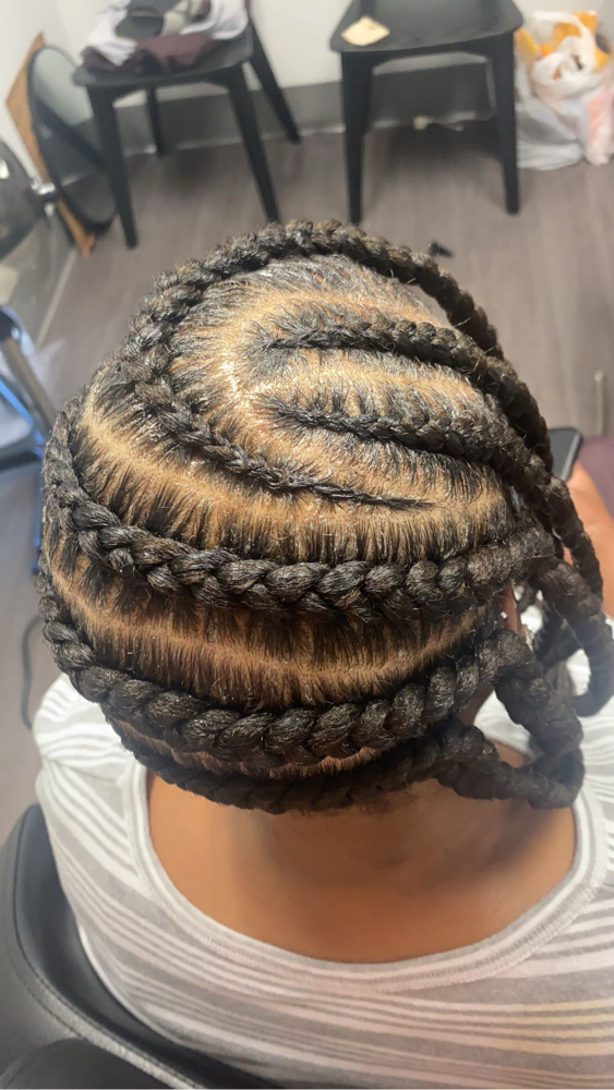Feed in braids