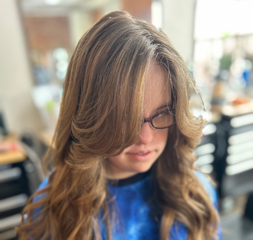 Girls Hair Cut 9-15 Years Old