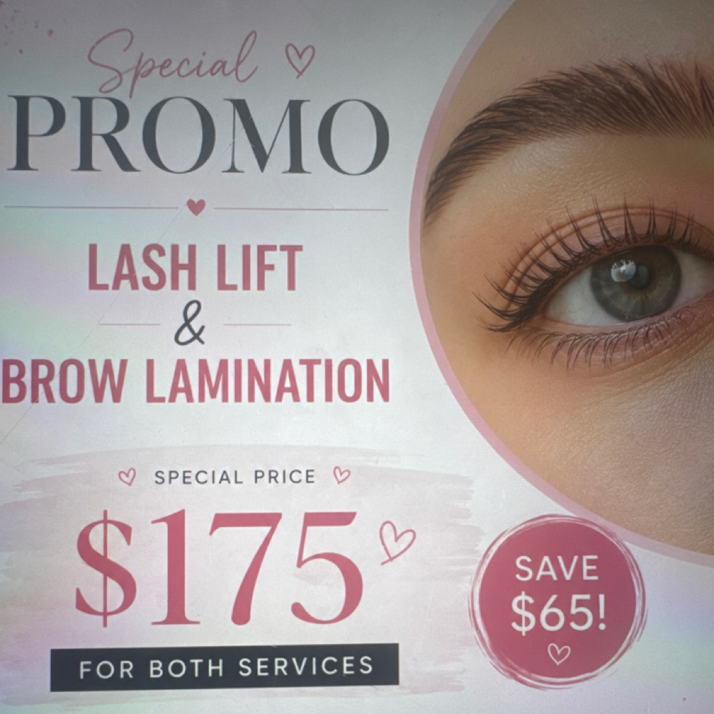 Lash lift & Brow Lamination PROMO at Oh So Fabu-Lash & Brows in Delray Beach, FL