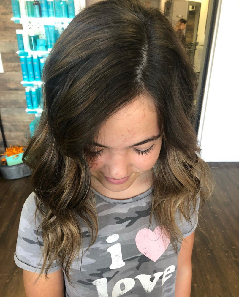 children 10yrs old and under at Fox and the Hair Cortnie in kettering, OH