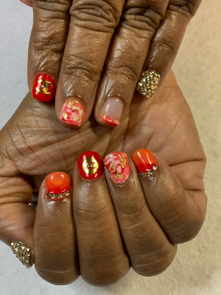 Stickers/Crystals Per Finger