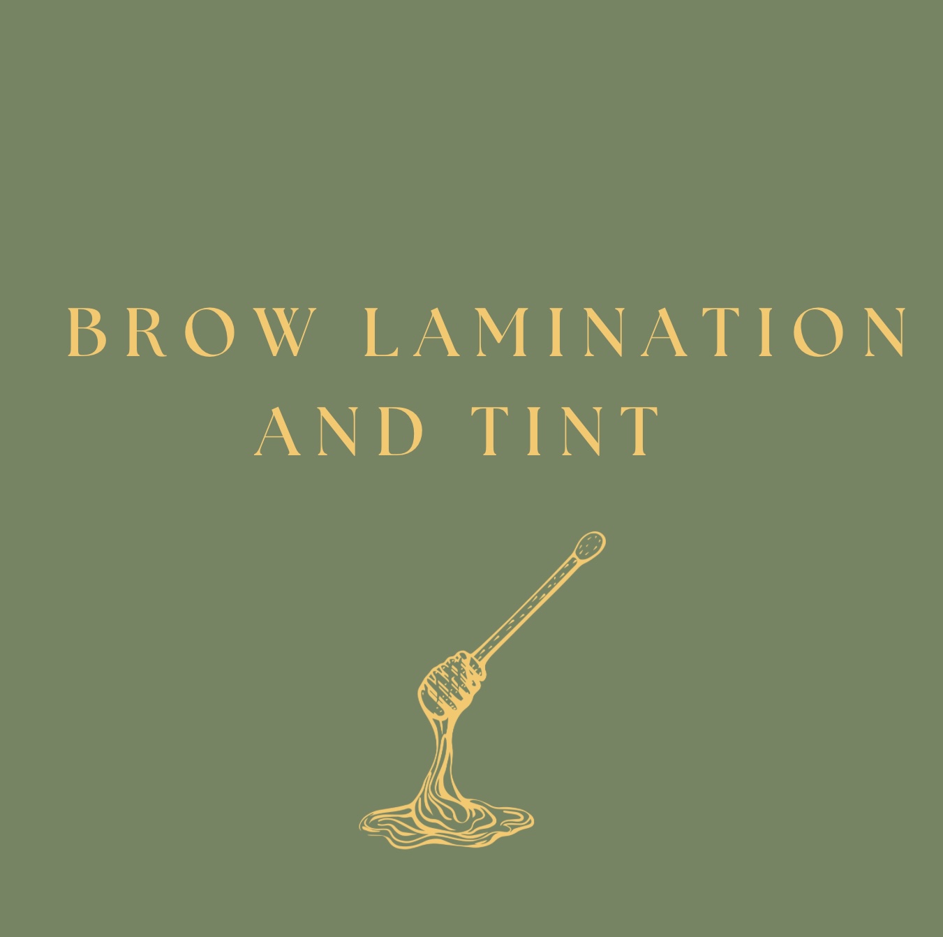 Brow Lamination and Tint