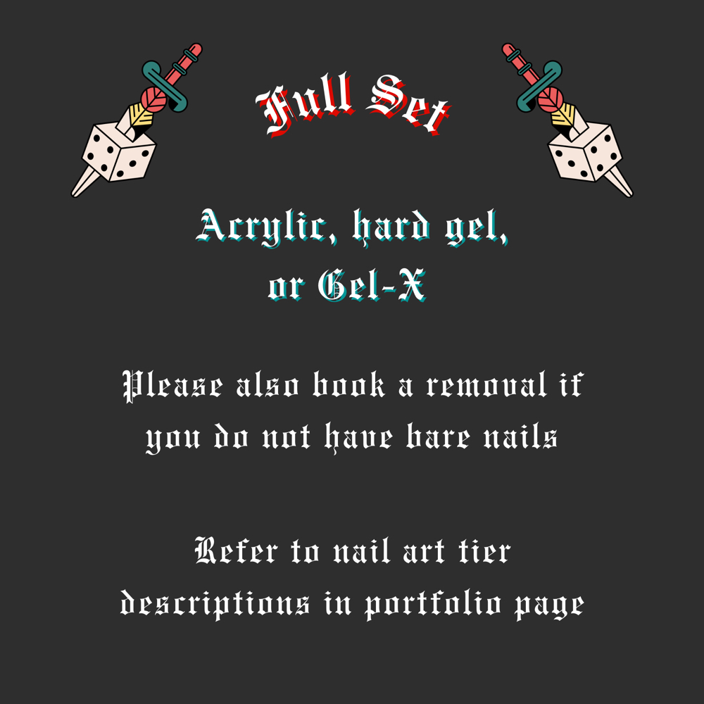 Full Set (on bare nails) at Lilith Mania Nails in Beaverton, OR