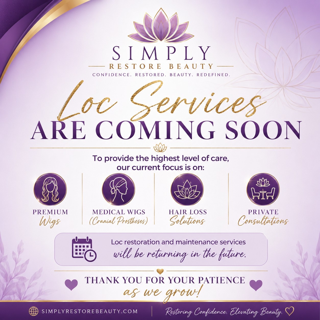 Microlocs: @ 4-7 weeks at Simply Restore Beauty in Columbia, SC