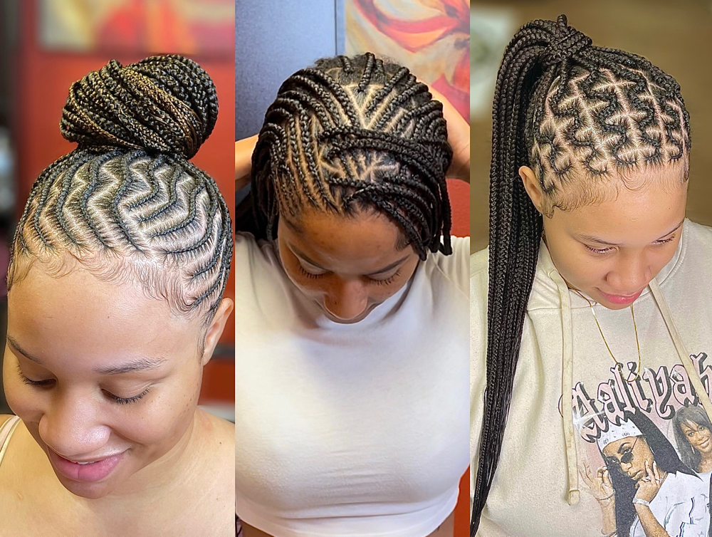 Stitch + Knotless Braids