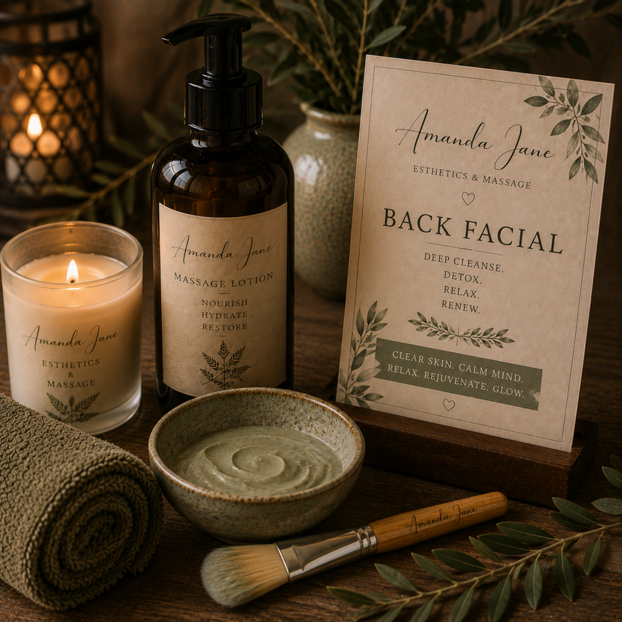 Back Facial at Amanda Jane Esthetics & Massage in Salado, TX