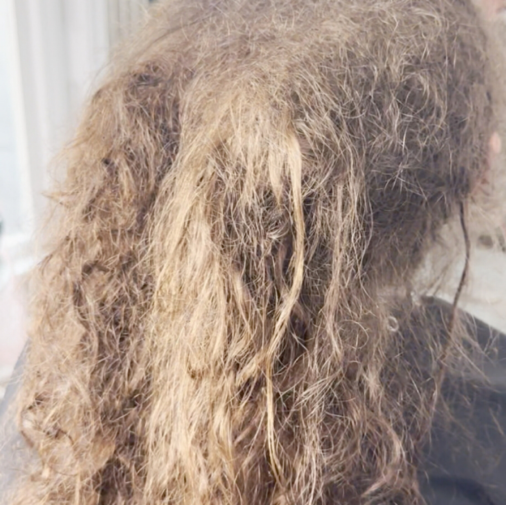 Detangling Matted Hair at Glimpse Studio in Birmingham, AL