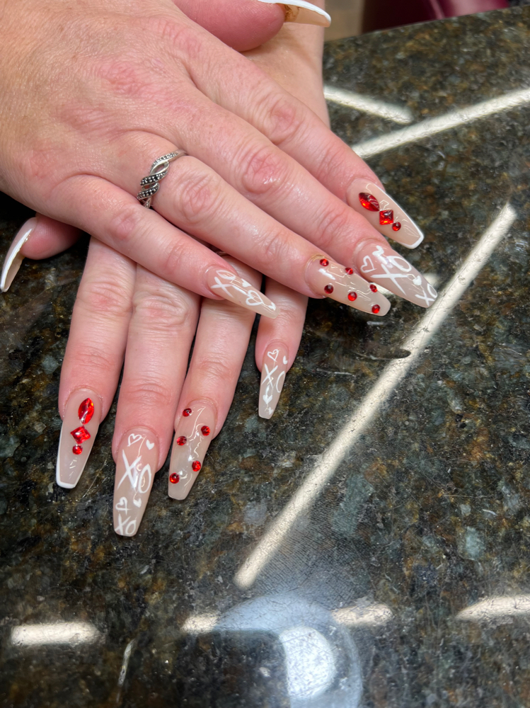 Full Set w/ Gel - LONG