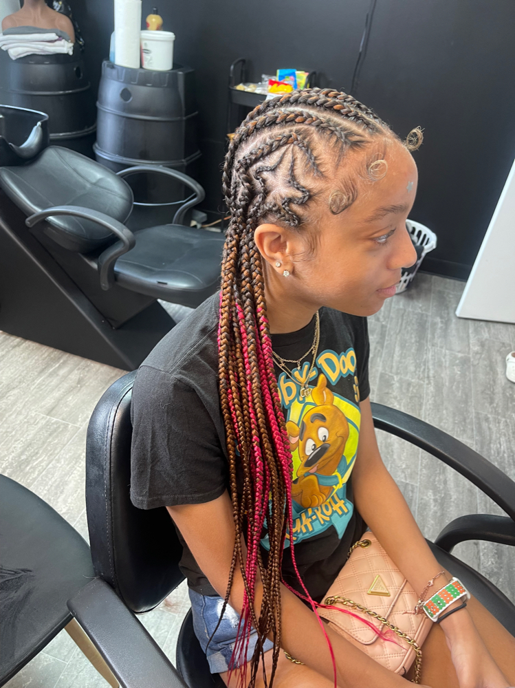 8-10 Feed In Braids