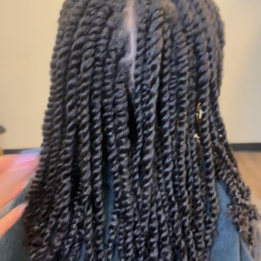 Two Stand Twist at D. Jackson Hair Aesthetics in Hattiesburg, MS