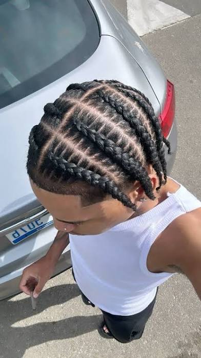 Men Pop Smoke Braids