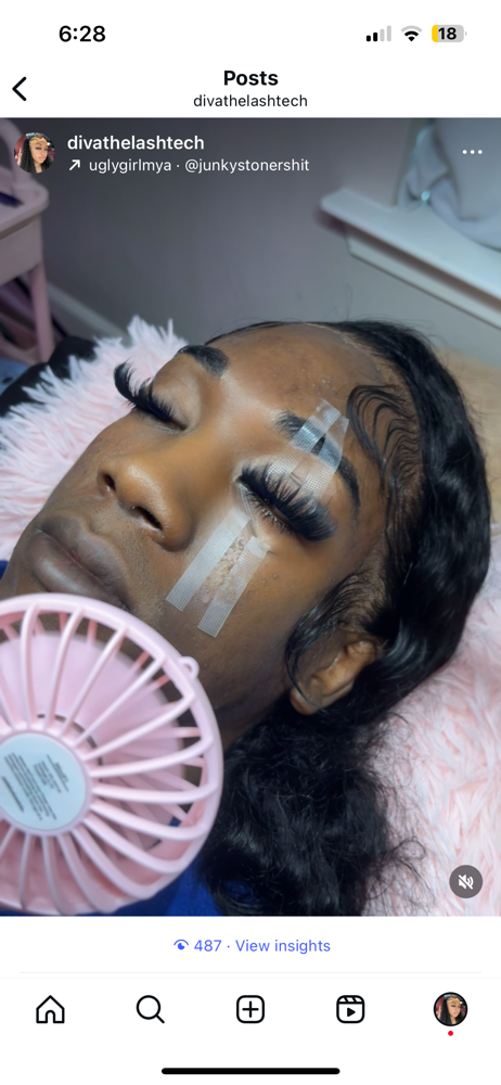 Cluster Lashes at Vonshae’s House of Beauty in Jacksonville, AR