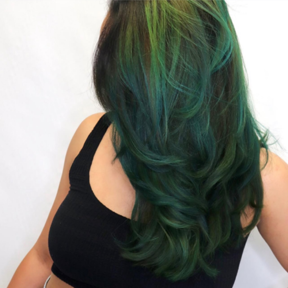 Bold Babe (Vivid Color) at Willow & Ivory Hair Studio in Largo, FL
