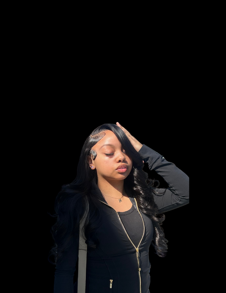 Closure wig install
