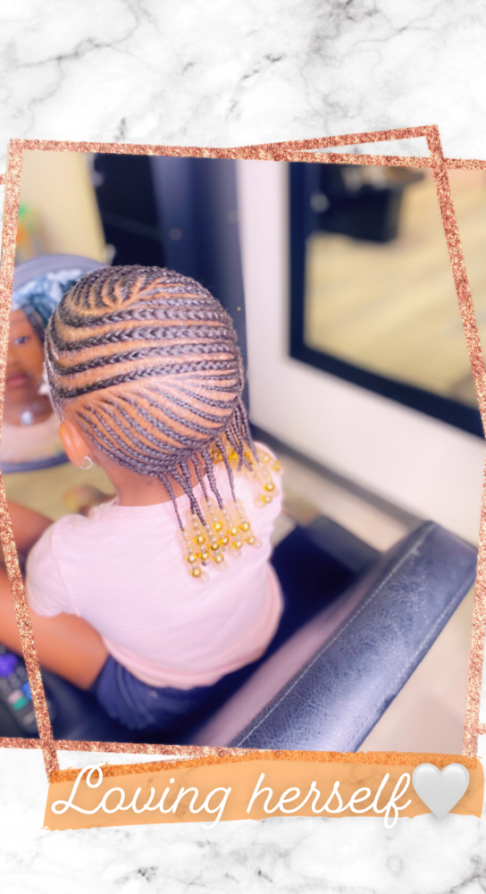 Kid Sm Lemonade Braids W/ Beads