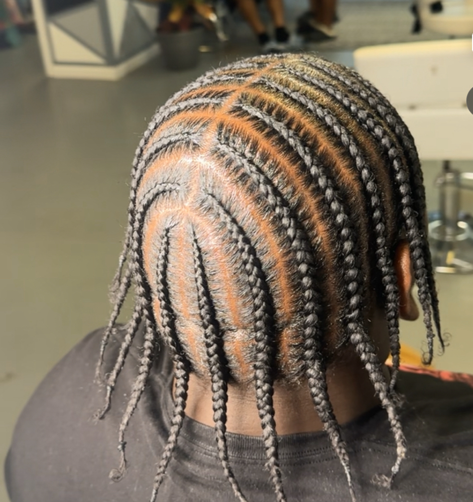Mens Cornrows & Wash