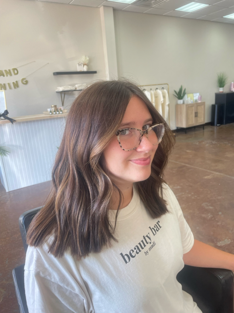 Trim + Wash + Blowdry + Style