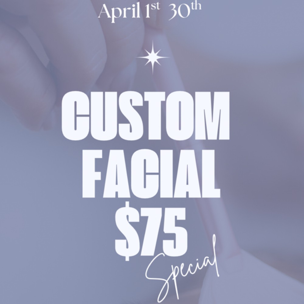 Custom Facial Special 💜 at Kris lounge in Chino, CA
