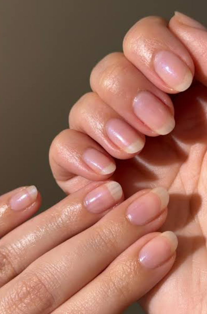Classic manicure at Roots and Blossom Salon in Jaffrey, NH