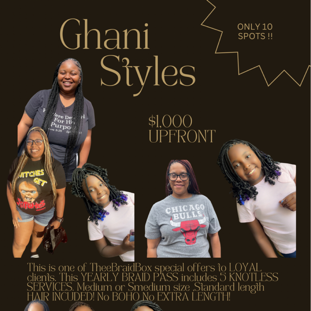 YEARLY BRAID PASS 🍀 at TheeBraidBox LLC in Winston Salem, NC